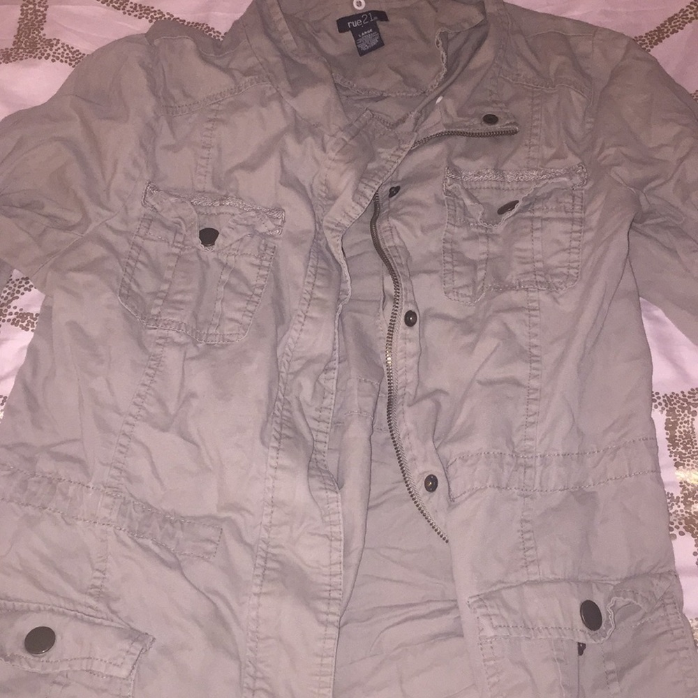 Rue 21 tan coat